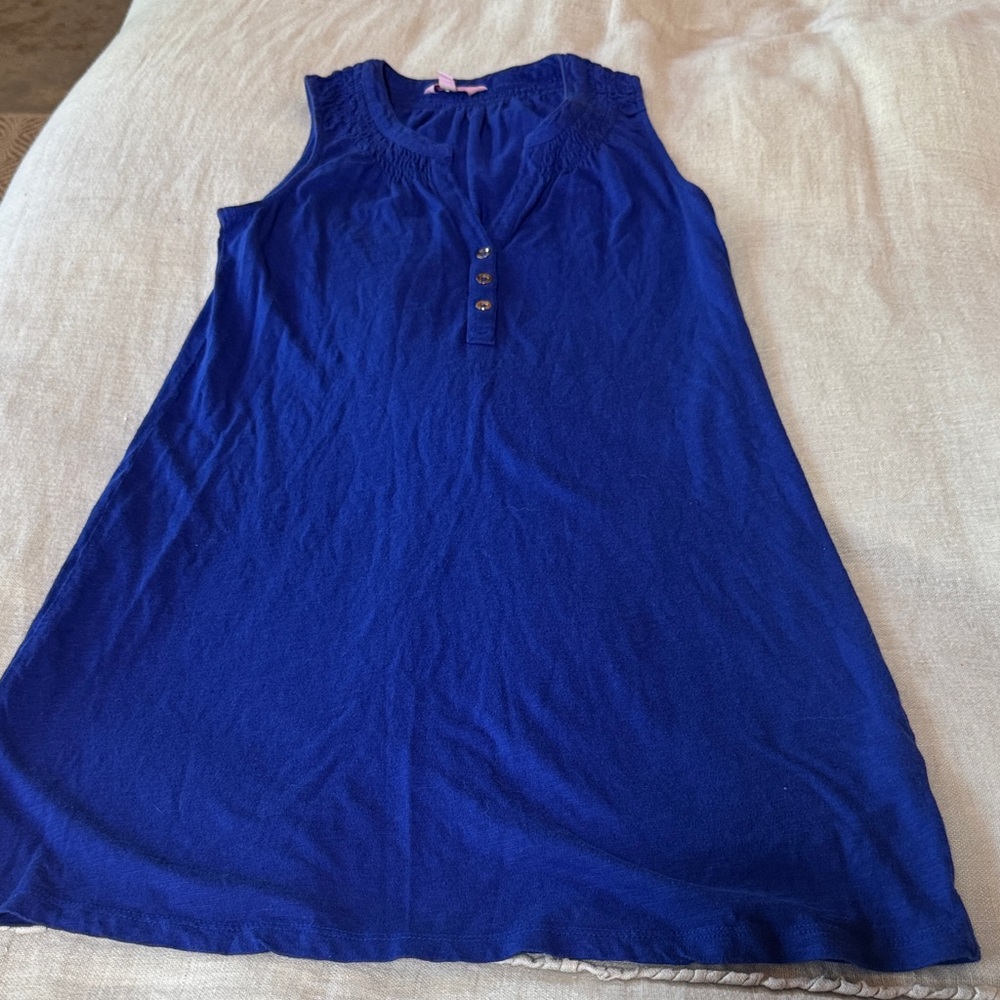Lilly Pulitzer Royal Blue Sleeveless Dress